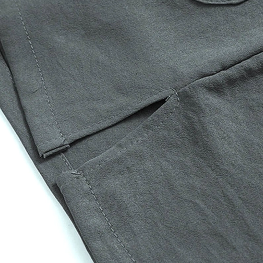Dragon Fu Tang suit men's traditional two-piece set in premium acetate and linen cotton blend