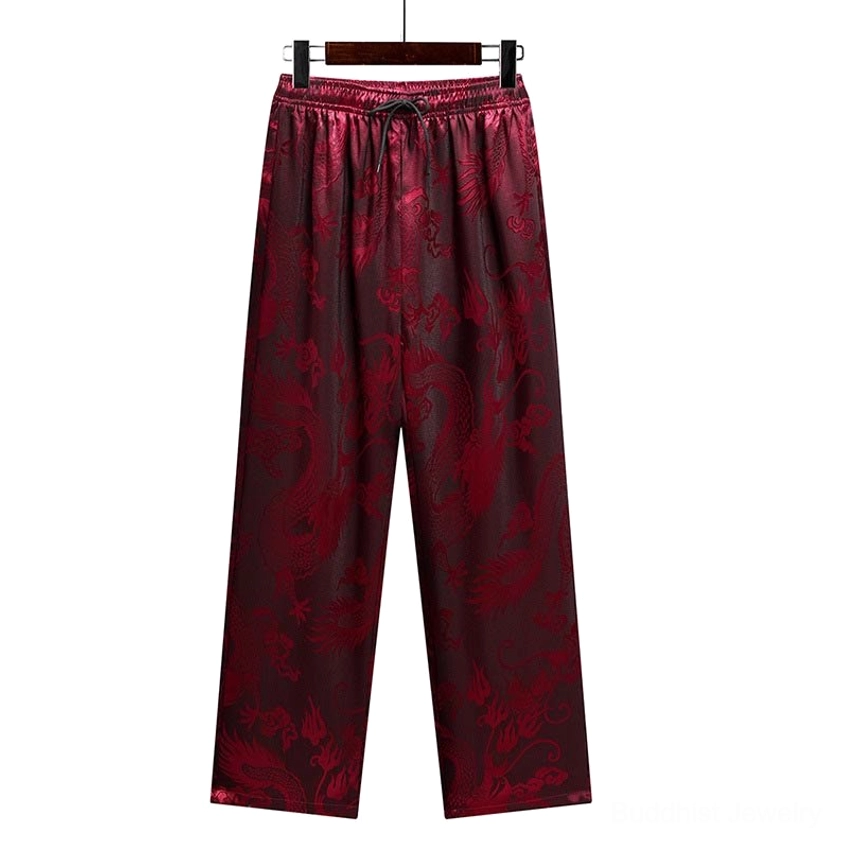 Men's dragon jacquard Tang suit perfect for Tai Chi and Kung Fu practice