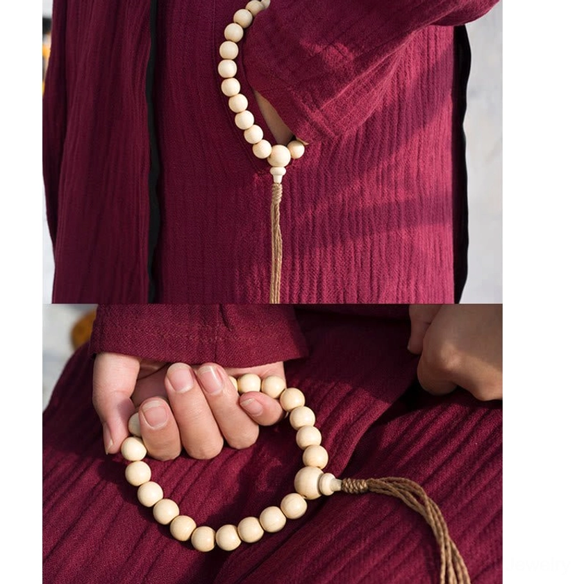 Dragon wood Abelia Biflora mala bracelet for spiritual protection and inner peace
