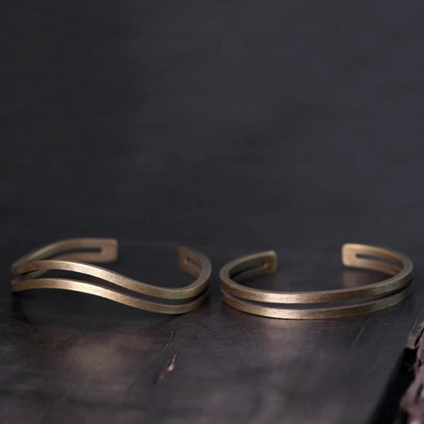 Eco-friendly copper bracelet made from sustainable materials for conscious spiritual living