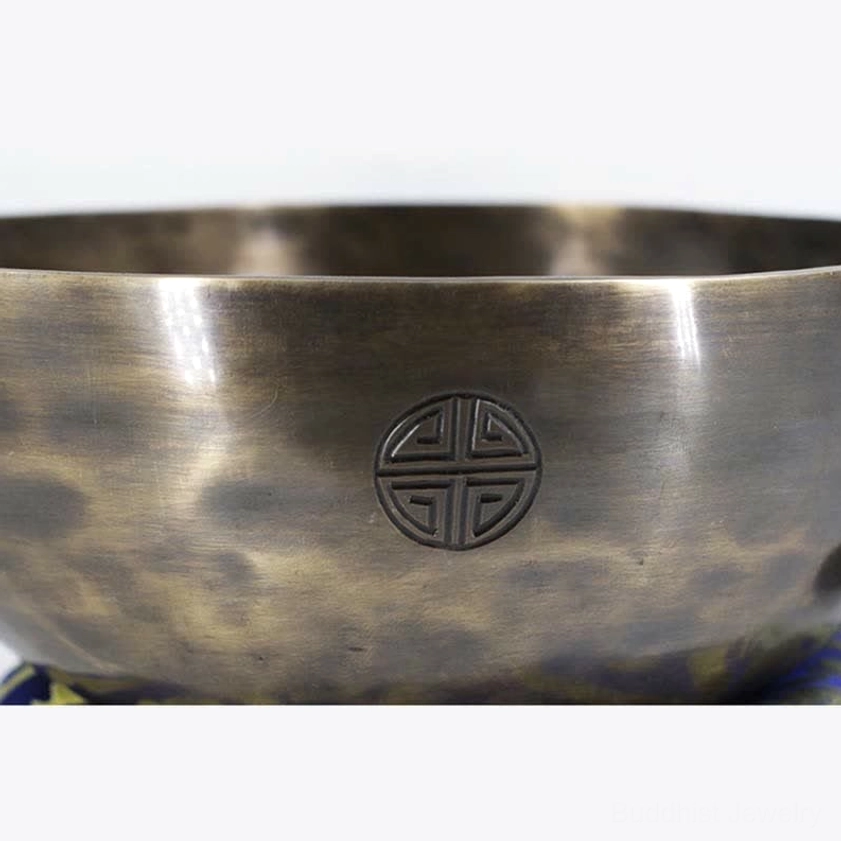 Full moon handcrafted singing bowl for deep meditation and energy healing