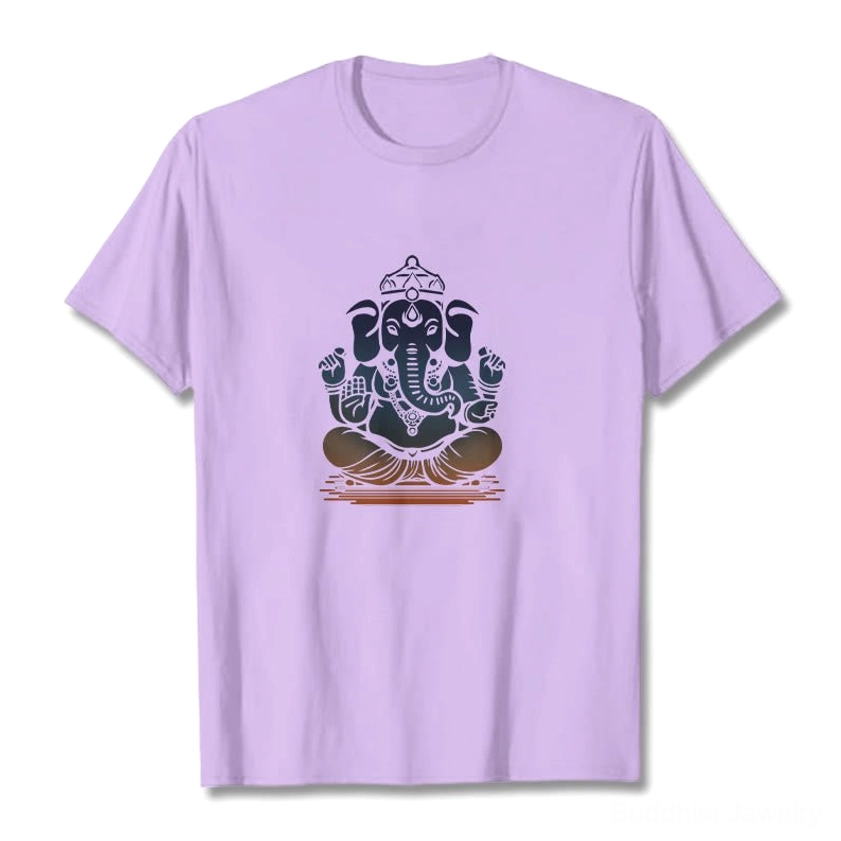 Ganesha meditation t-shirt packaging - spiritual gift Buddhist clothing