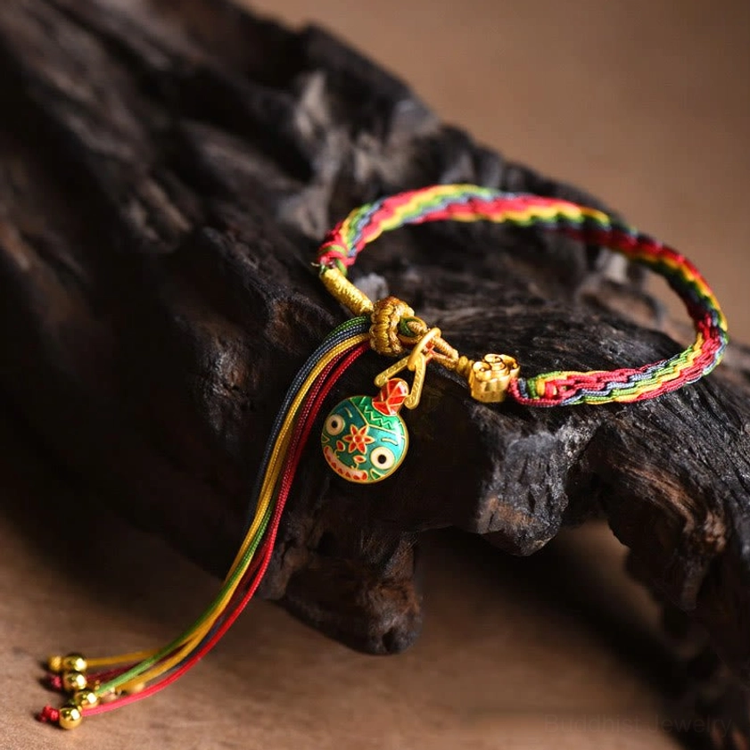 Gold swallowing beast family luck bracelet collection showing multiple charm variations for complete family blessings