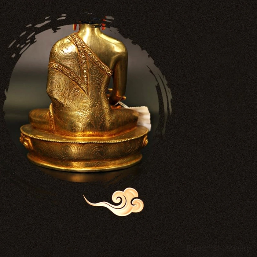 Handcrafted gilt bronze Buddha statue collection display highlighting artisan quality and spiritual craftsmanship