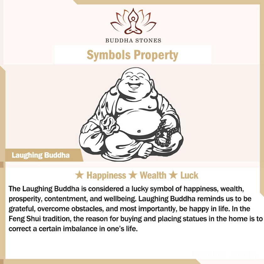 Handmade jade laughing Buddha bracelet with authentic Buddhist symbolism for protection and financial prosperity