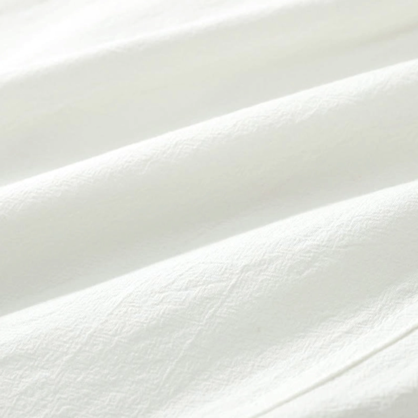 Hanfu cross-collar top with long sleeves and side vents for enhanced mobility and comfort