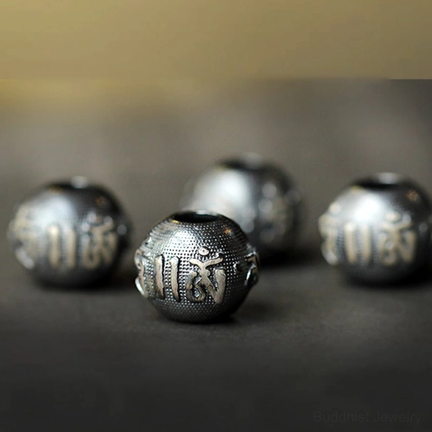 Horse zodiac natal Buddha obsidian bracelet for energy and dynamic protection