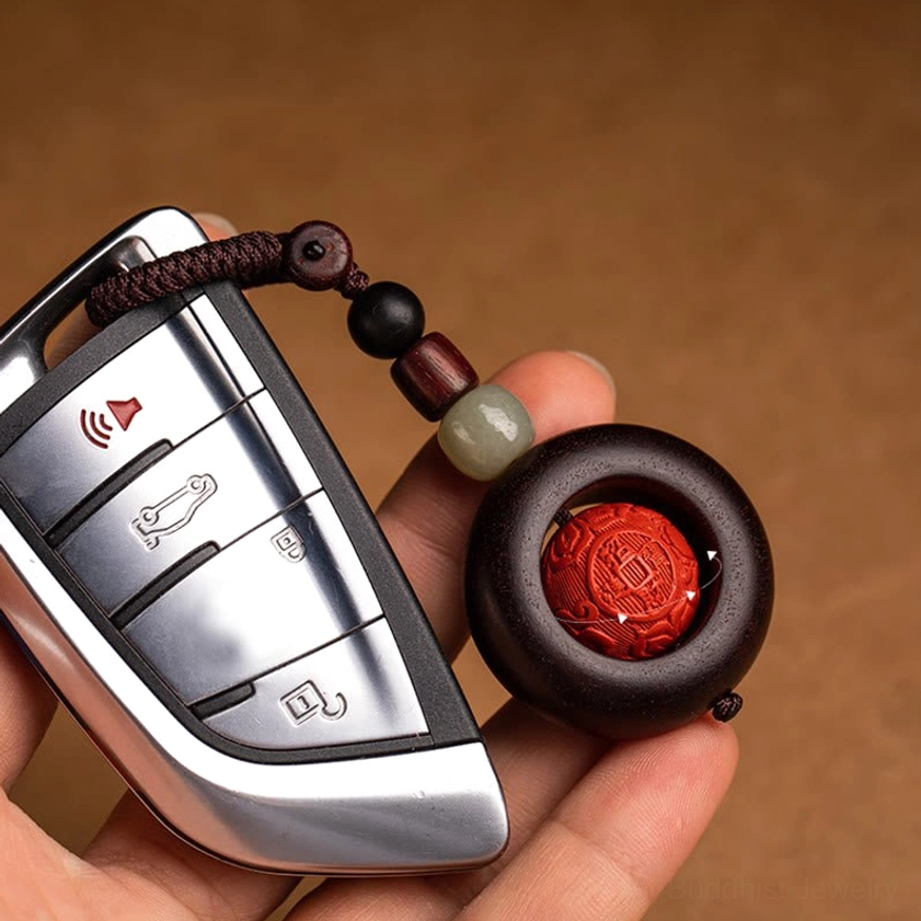Buddhist keychain care guide showing proper wear and maintenance for sacred spiritual accessory