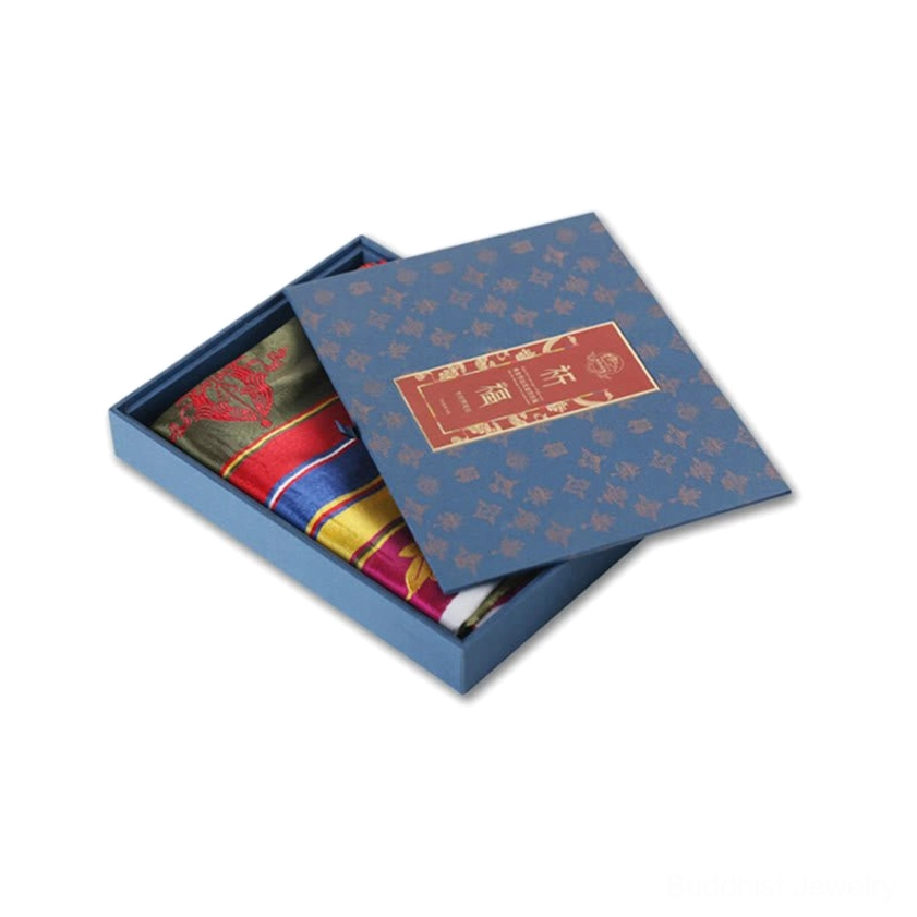 Buddhist Khata blessing scarf for meditation altar and spiritual sanctuary decoration