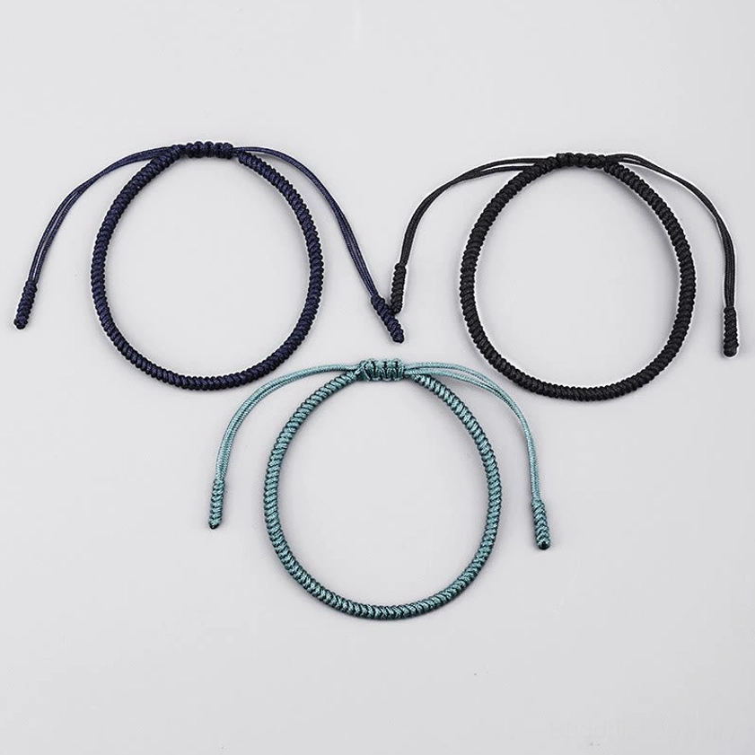 King Kong knot Buddhist bracelet color collection set - three multicolor protective amulet options