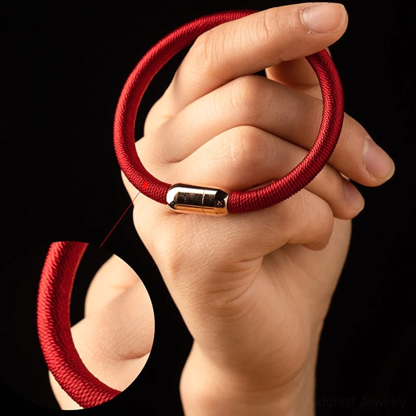 King kong knot bracelet sizing guide showing multiple wrist circumference options