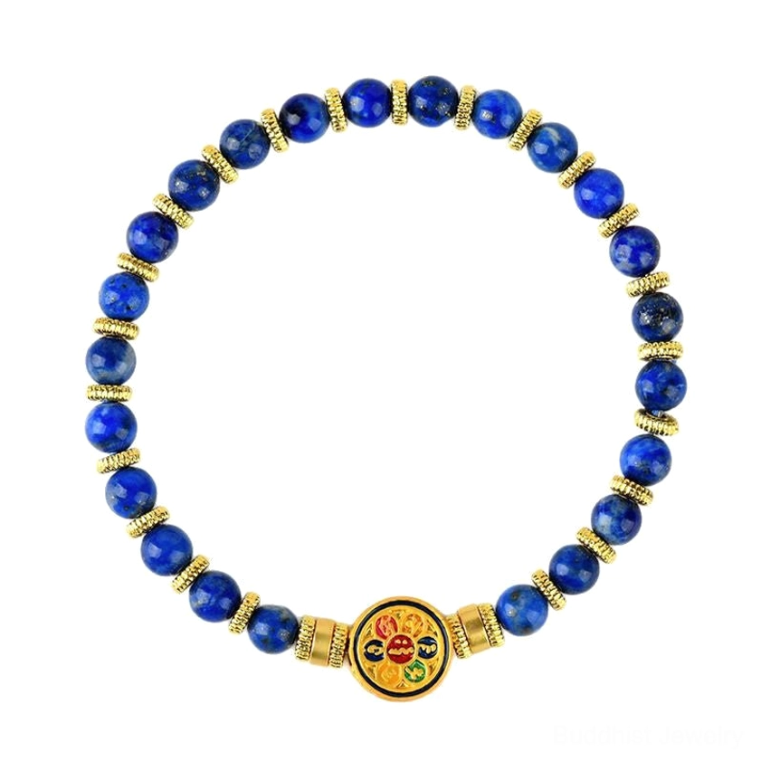 Textured blue lapis lazuli beads showing natural stone texture and authentic mineral characteristics