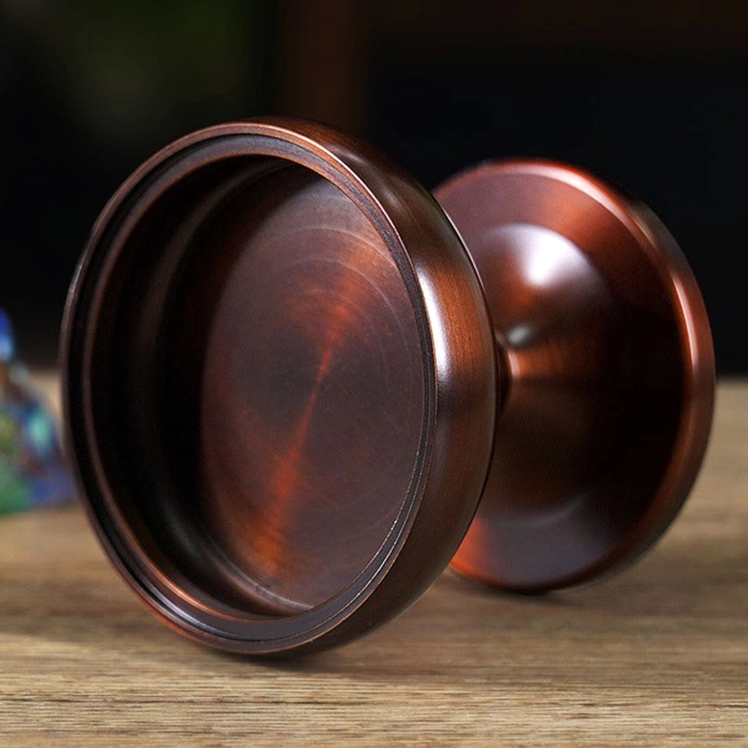Detachable Liuli incense burner components showing bronze-toned metal stand and separate base pieces