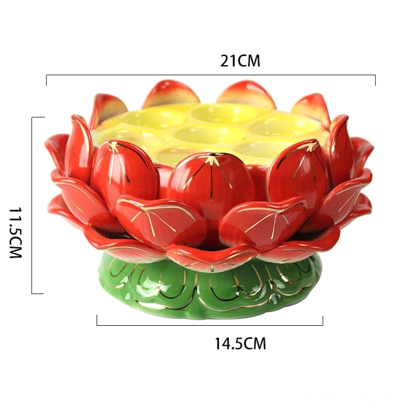 Lotus ceramics candle holder variant featuring premium ceramic construction with intricate hand-carved details and traditional artisan finish