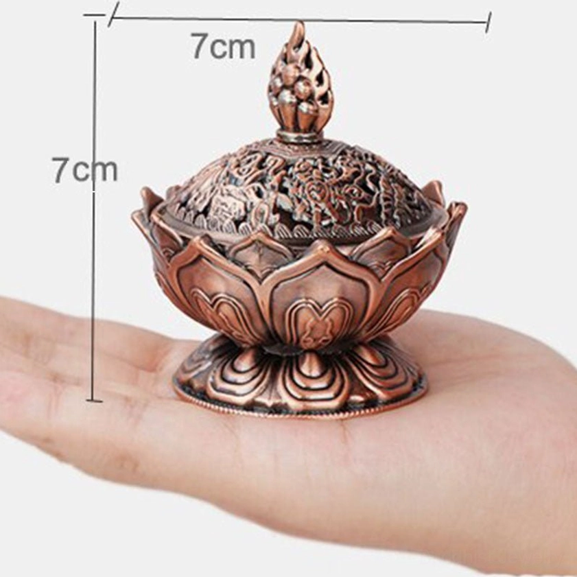 Lotus-shaped incense holder collection all variants together demonstrating versatility for personal meditation yoga and altar use