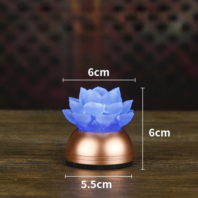 Lotus prayer light showcasing liuli glass fire-kissed craftsmanship and luminous depth characteristics