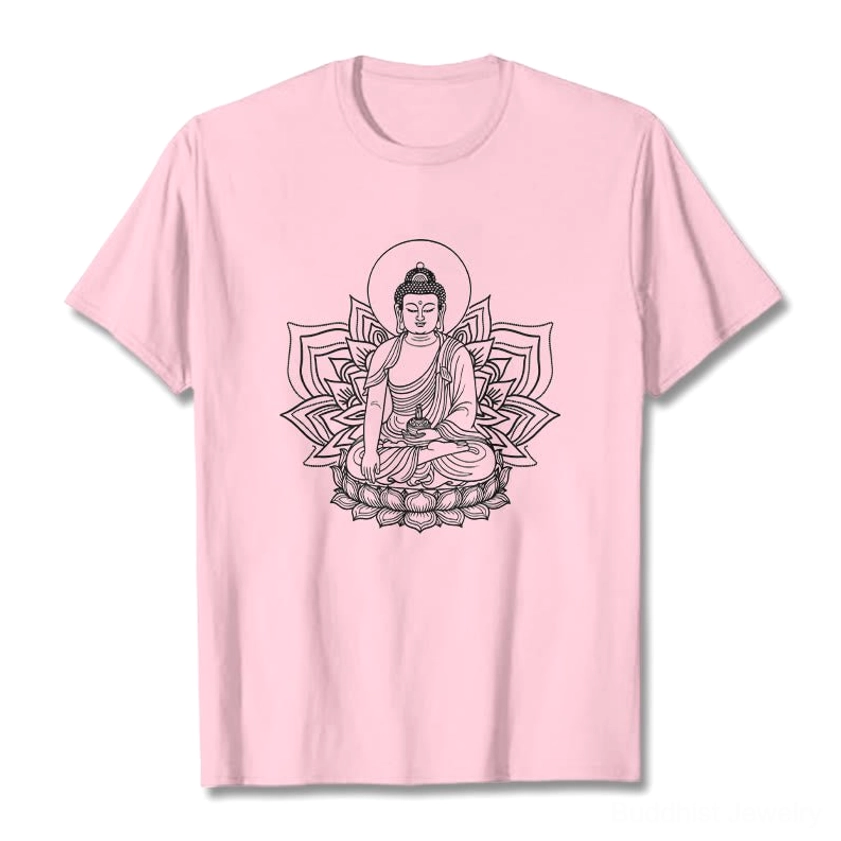 Medicine Buddha lotus spiritual design t-shirt yoga meditation wear suggestion photo