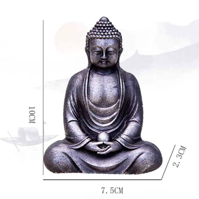 Meditating Buddha statue demonstrating handcrafted quality and authentic spiritual presence