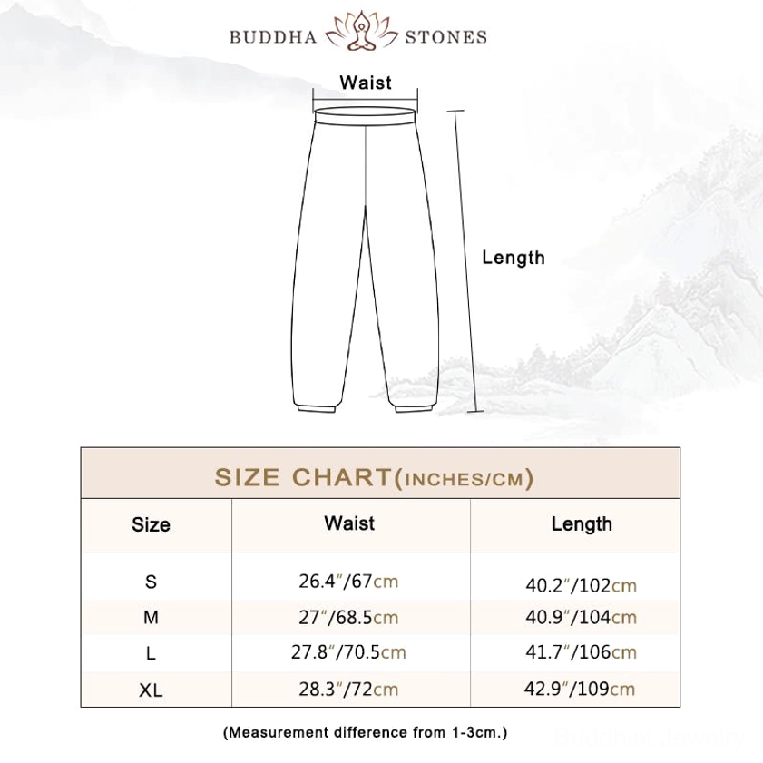 Women's pants size measurement chart displaying waist and inseam length in centimeters and inches