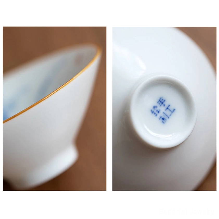 Meditation tea ceremony Buddhist porcelain teacup mindfulness practice cup