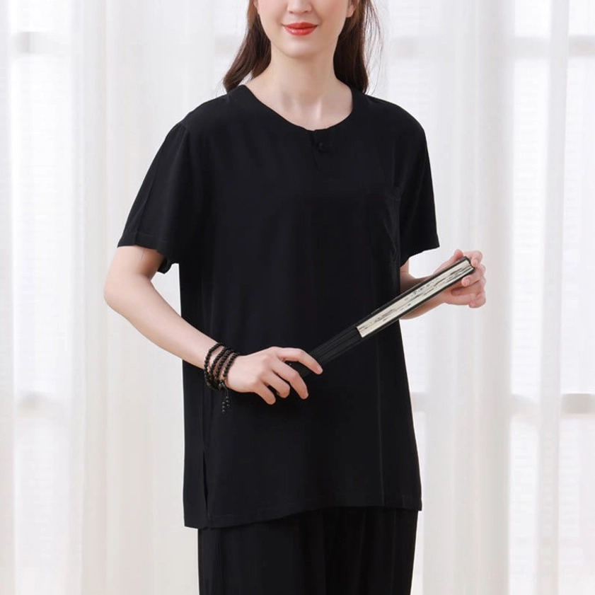 Buddhist meditation wear packaging unisex Tai Chi uniform cotton linen set
