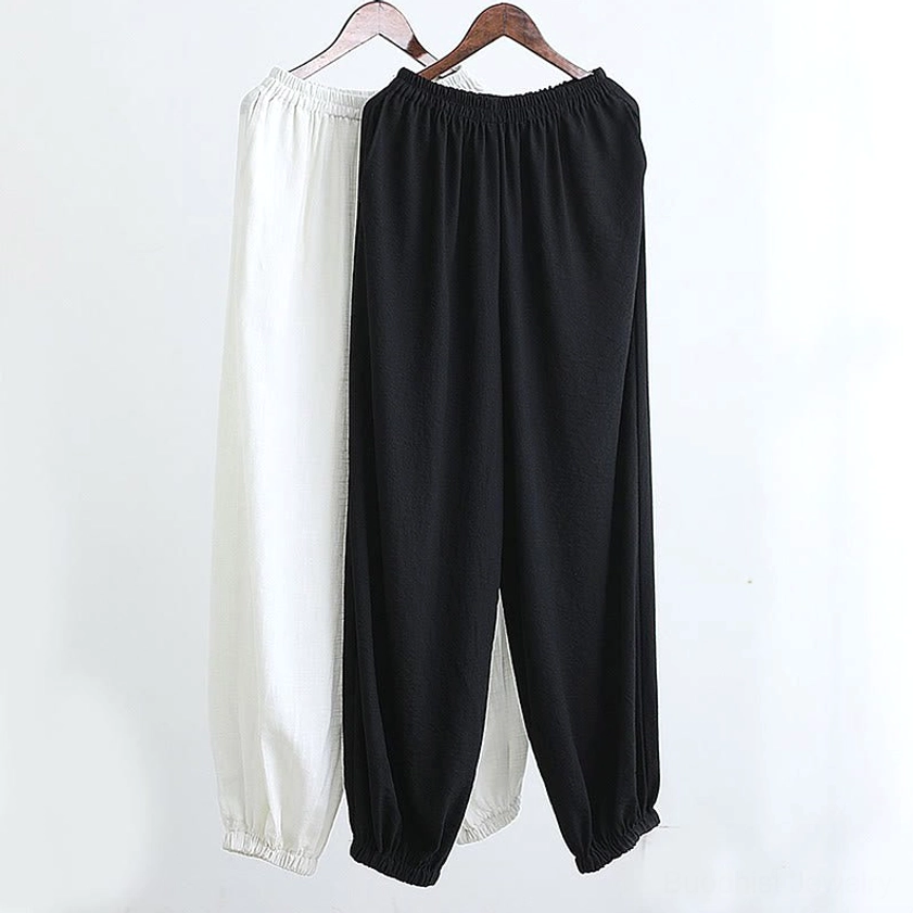 Premium handcrafted men's Buddhist meditation clothing for Zen and spiritual practice