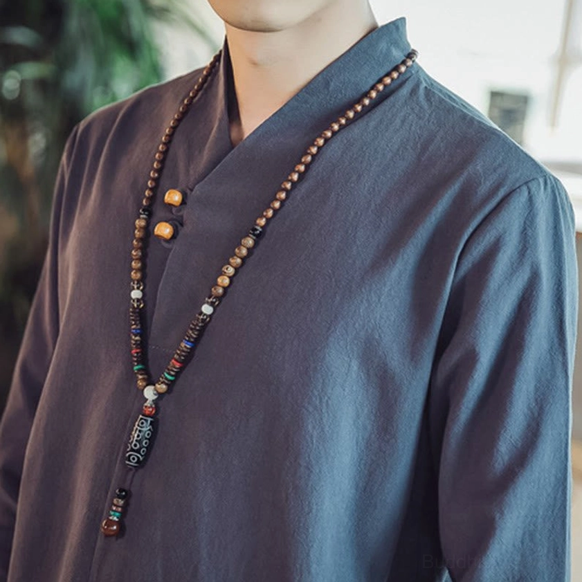 Men's meditation set natural sustainable materials for eco-friendly wear