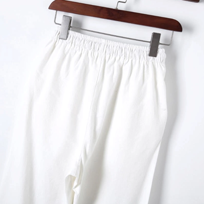 Meditation shirt hem and side seam detail showing quality stitching and construction craftsmanship