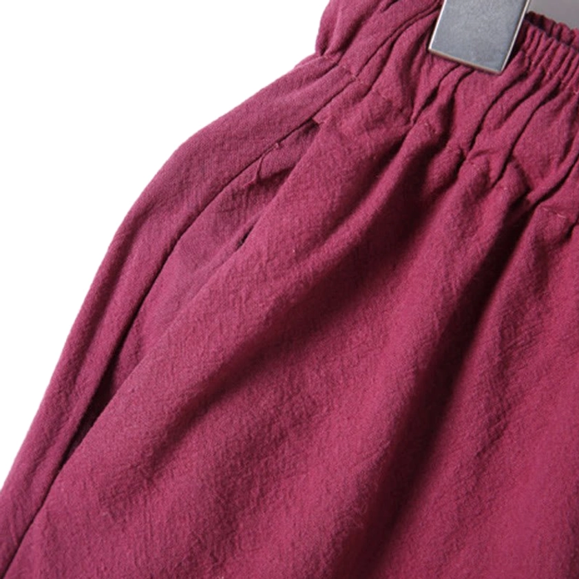 Meditation shirt interior seam and construction showing quality handcrafted stitching details