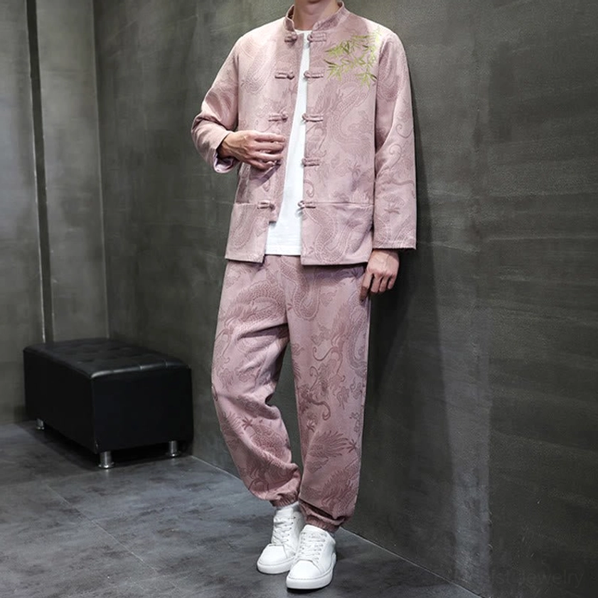 Men's Tang suit showing long sleeve design and arm opening detail