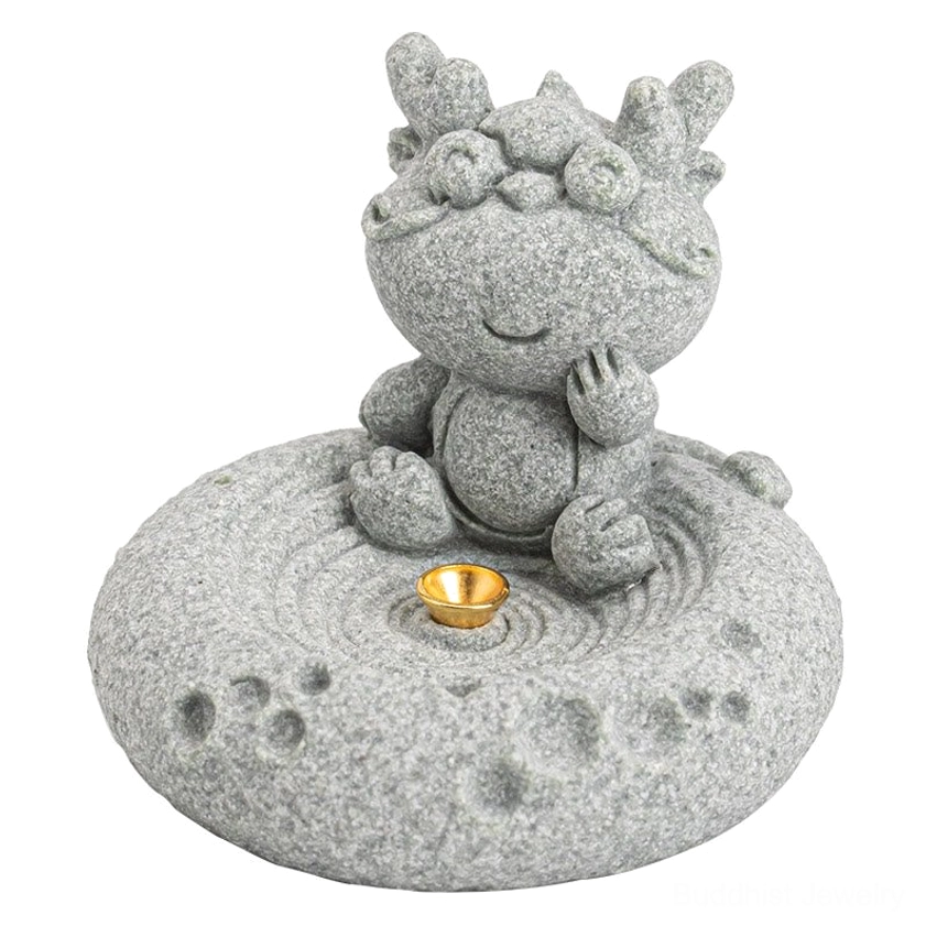 Monkey zodiac incense burner handcrafted playful design figurine