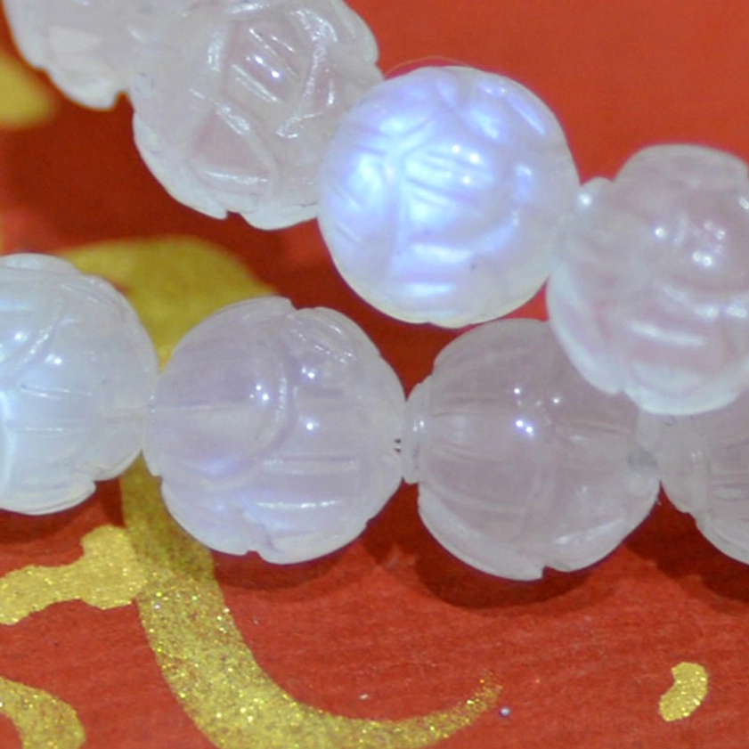 Moonstone lotus bracelet on model demonstrating everyday wear comfort and spiritual fashion styling