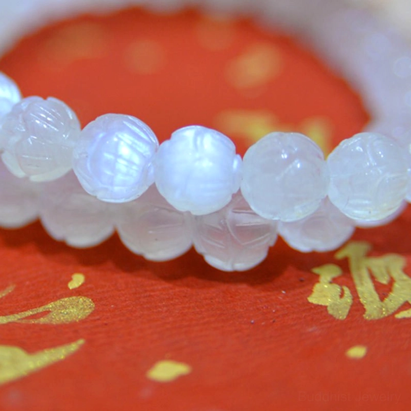 Moonstone love bracelet for couples showing matching pair symbolizing romantic connection and emotional healing
