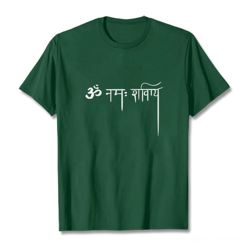 Namah Shivaya Sanskrit t-shirt light grey color casual unisex fit