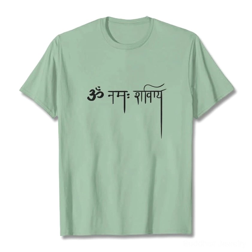 Namah Shivaya Sanskrit t-shirt authentic hindi script typography