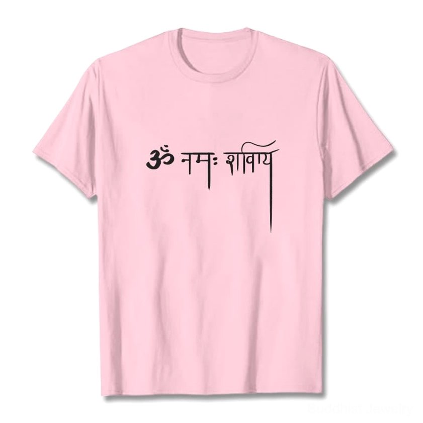 Namah Shivaya Sanskrit mantra t-shirt spiritual meditation wear