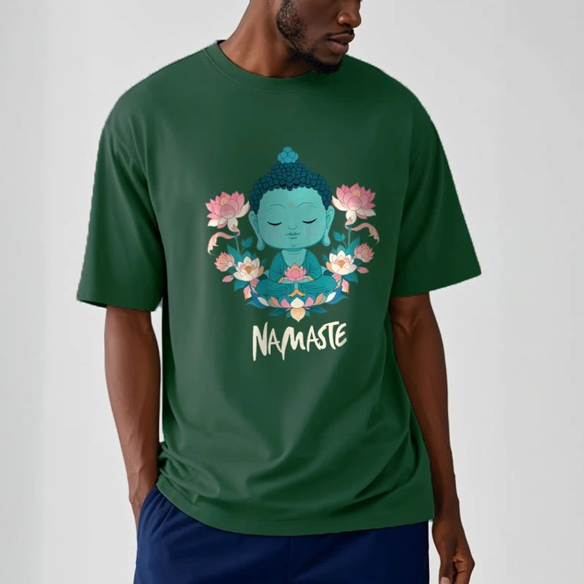 Namaste Buddha lotus meditation tee gift set unboxing spiritual present