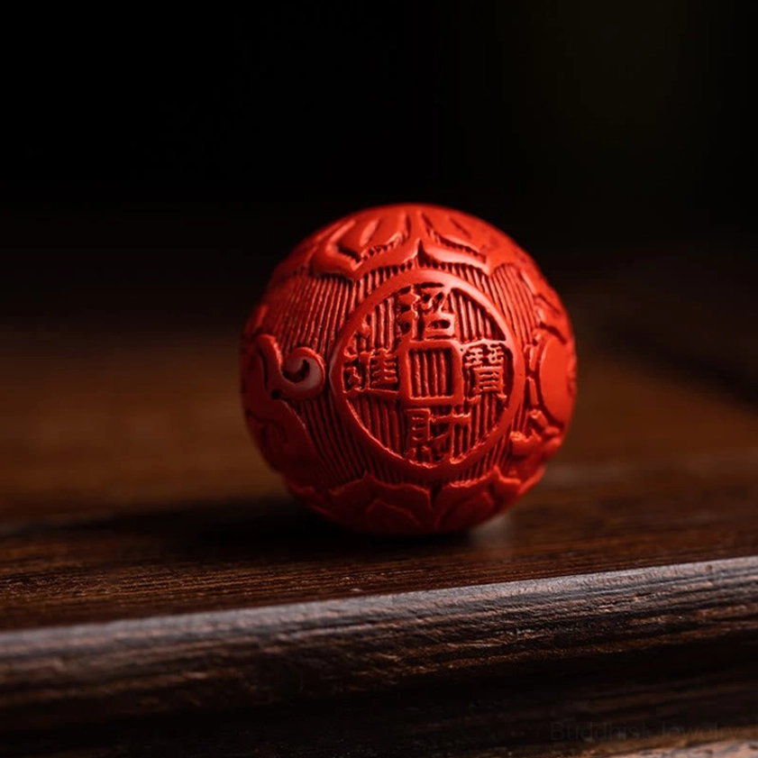 Om Mani Padme Hum keychain variant with full mantra carving for Buddhist practice and protection