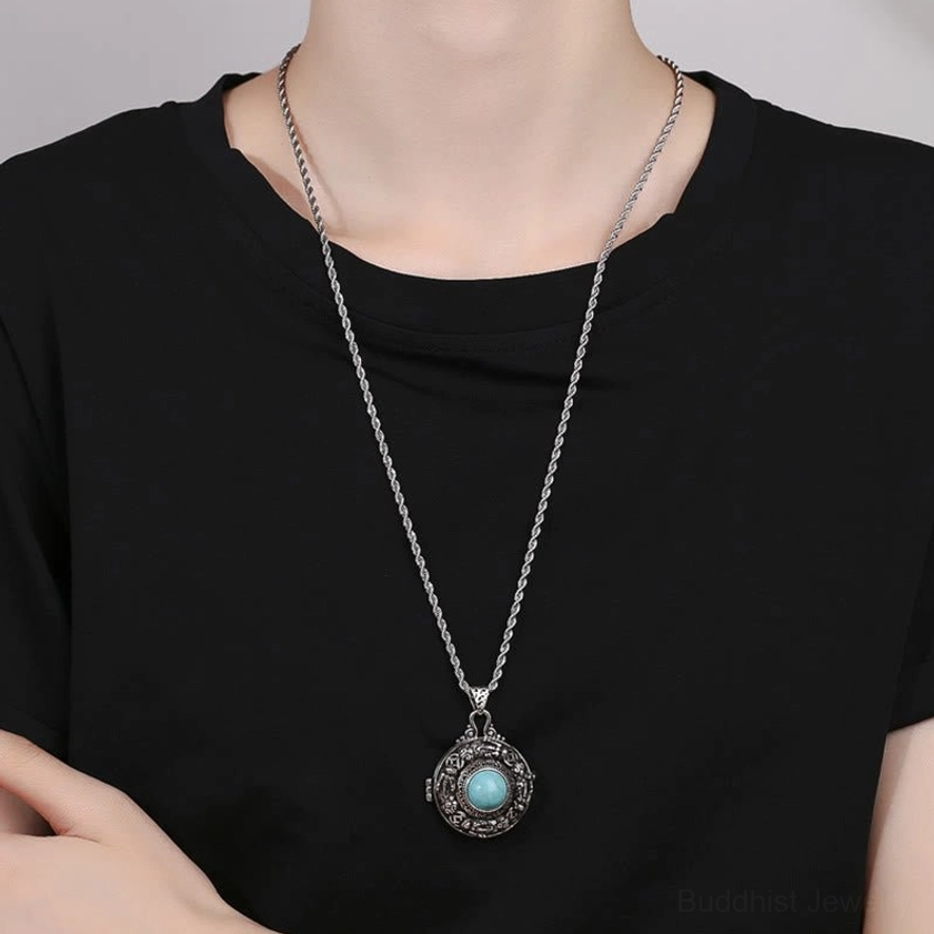 Pixiu necklace worn close to heart on person - spiritual wealth protection
