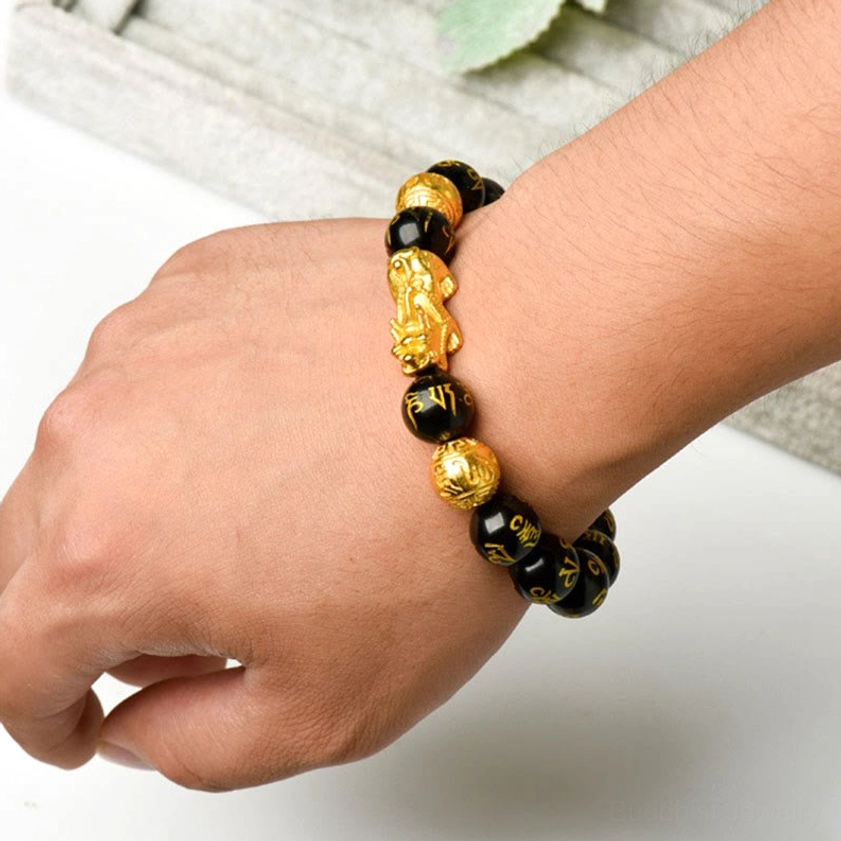 Buddhist PiXiu wealth bracelet perfect gift for entrepreneurs business owners and investors seeking abundance
