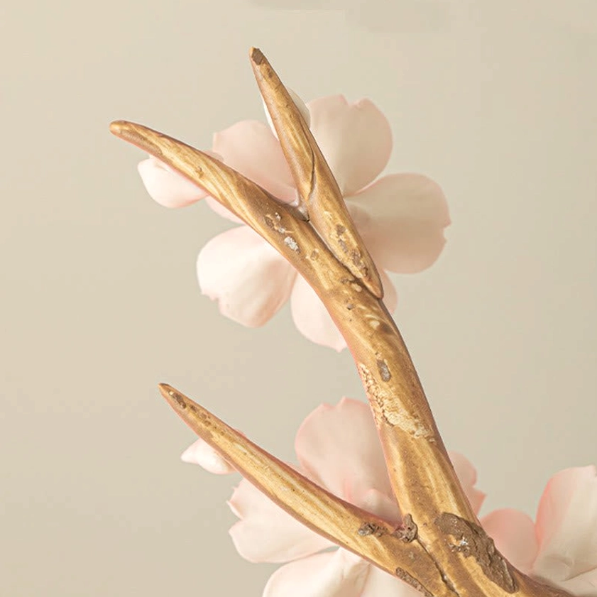 Premium ceramic plum blossom incense holder showcasing artisan craftsmanship and botanical design