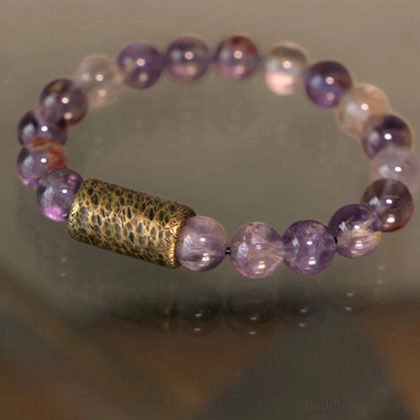 Stretch elastic cord premium quality securing natural gemstone beads in protection bracelet