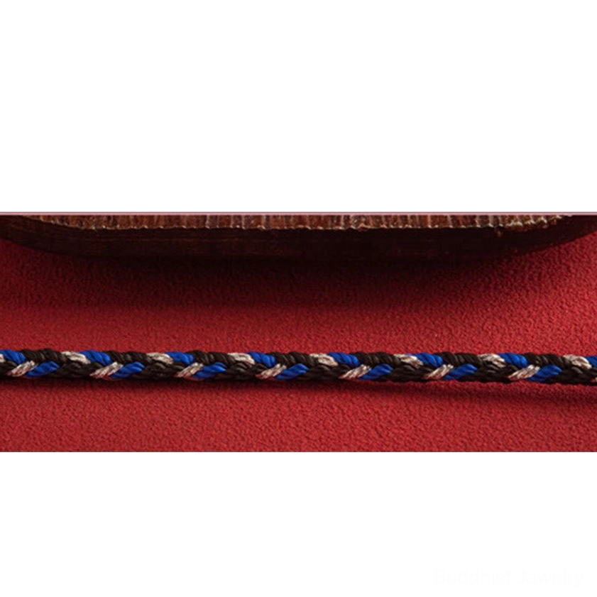 Prosperity Buddhist string bracelet featuring sacred King Kong knot symbol for wealth and blessing