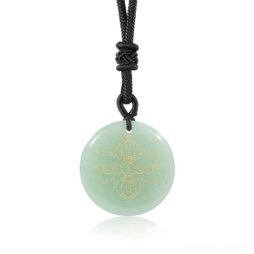 Red Agate Vajra Dorje Buddhist Pendant - Self-Acceptance and Confidence Necklace