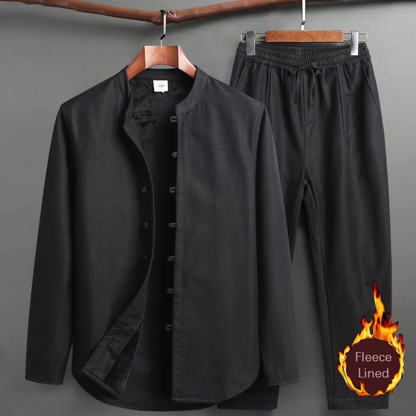 Red Tang Suit Traditional Formal Wear - Men's Heritage Clothing Set