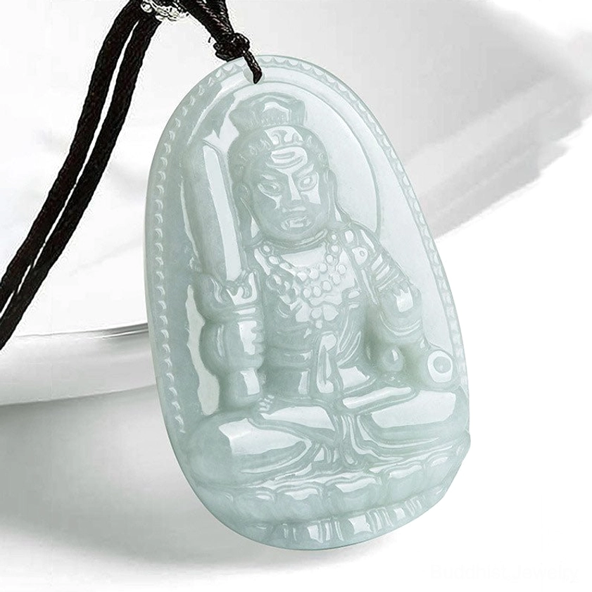 Rooster zodiac Buddha jade pendant handcrafted relief carving protective jewelry