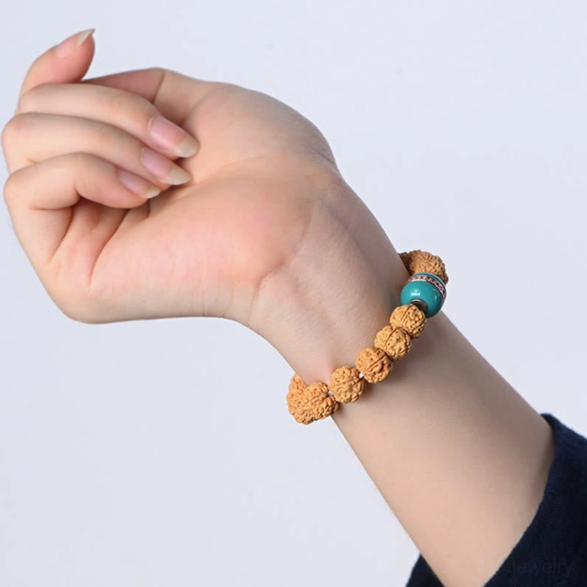 Rudraksha bodhi seed bracelet product collection overview multiple color variations