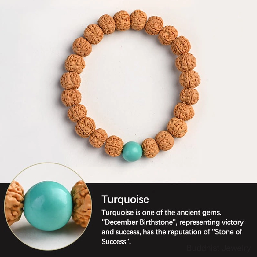 Authentic hand-carved rudraksha bodhi seeds showing natural texture and spiritual significance