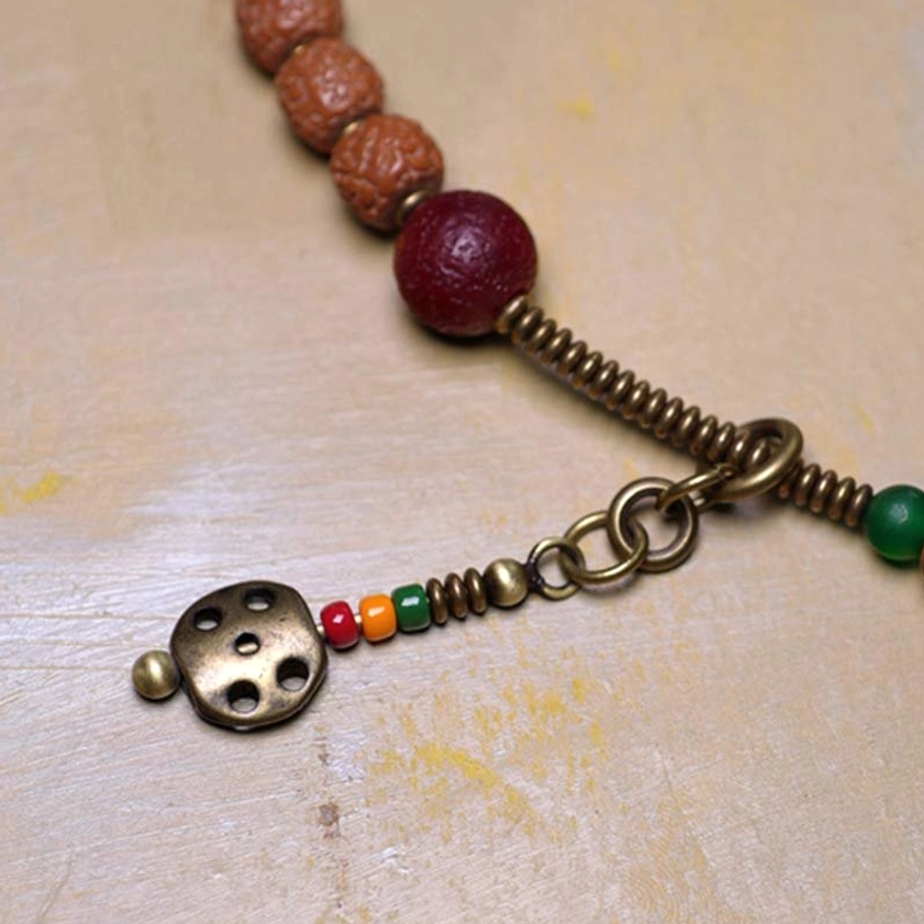 108 Rudraksha Bodhi Mala Bracelet Size Guide - Wrist Fit Reference Chart for All Sizes