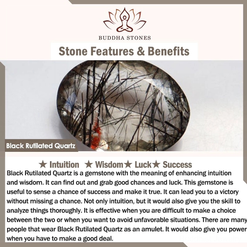 Rutilated quartz stone beads with copper accents and ebony wood, natural healing crystal couple bracelet